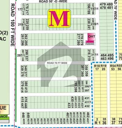 ڈی ایچ اے فیز 6 - بلاک ایم فیز 6,ڈیفنس (ڈی ایچ اے),لاہور میں 1 کنال رہائشی پلاٹ 4.8 کروڑ میں برائے فروخت۔
