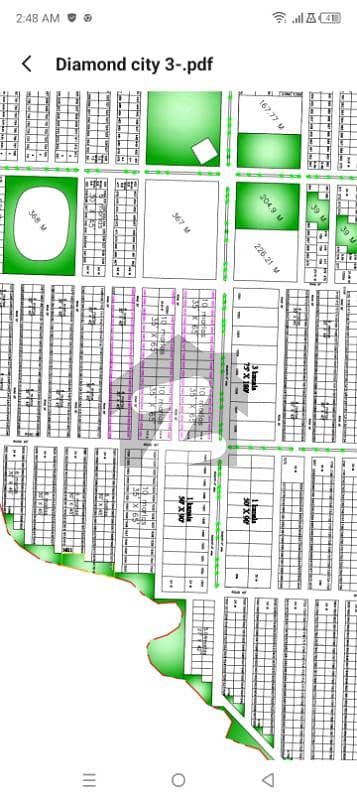 Big ten marla plot available for Sale in diamond city phease 2 E block