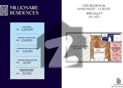 بحریہ ٹاؤن سیکٹر سی بحریہ ٹاؤن,لاہور میں 1 کمرے کا 2 مرلہ فلیٹ 62.0 لاکھ میں برائے فروخت۔