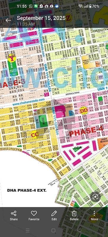 1 kanal + 2marla plot phase 4 CC facing Park for sale in DHA Lahore. owner 1on1 meeting