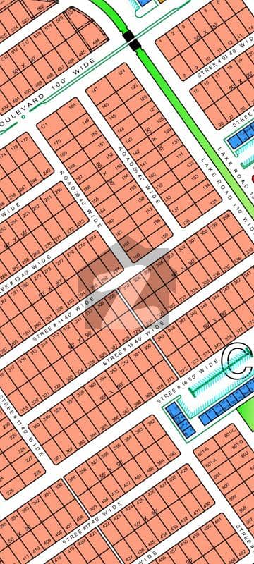 Kanal residential Corner plot for in C Block Top City1