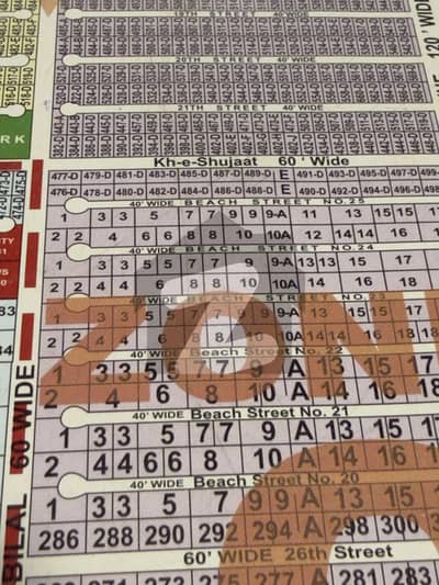 Hot Deal! 500 Yards West Open Plot in Zone C, D Cutting, Phase 8