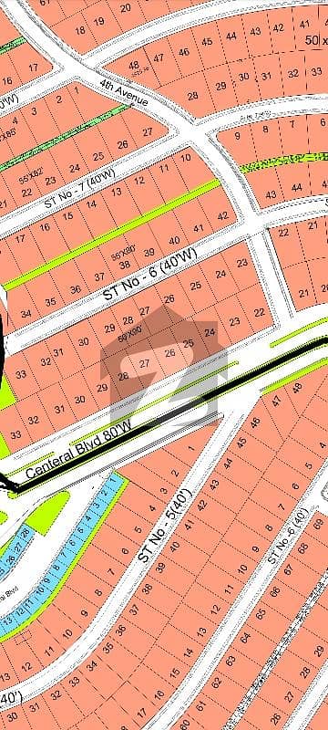 Residential plot Available for sale in DHA phase 4 Sector A