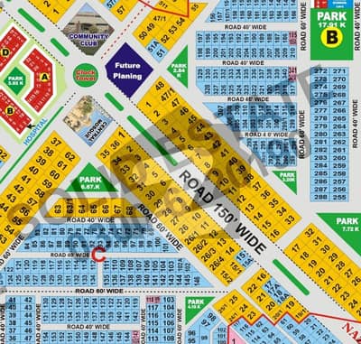 ویلینشیاء ۔ بلاک سی ویلینشیاء ہاؤسنگ سوسائٹی,لاہور میں 2 کنال رہائشی پلاٹ 8.5 کروڑ میں برائے فروخت۔