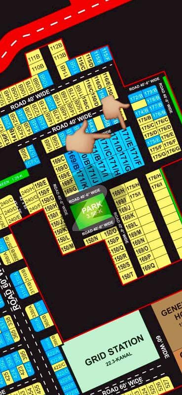 بحریہ آرچرڈ فیز 1 ۔ ناردن بحریہ آرچرڈ فیز 1,بحریہ آرچرڈ,لاہور میں 2 کنال رہائشی پلاٹ 4.1 کروڑ میں برائے فروخت۔