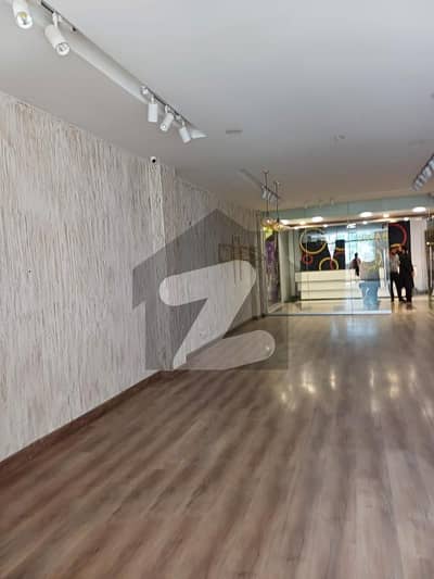 2000 Sq. Feet Prime Location Shop For Rent At MM Alam Road Gulberg Best For Brands