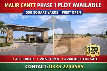 Residential plot for Sale in Malir cantt phase 1
