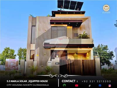 5.5 MARLA BRAND NEW HOUSE AVAILABLE FOR SALE (AT REASONABLE PRICE) IN CITI HOUSING GUJRANWALA
