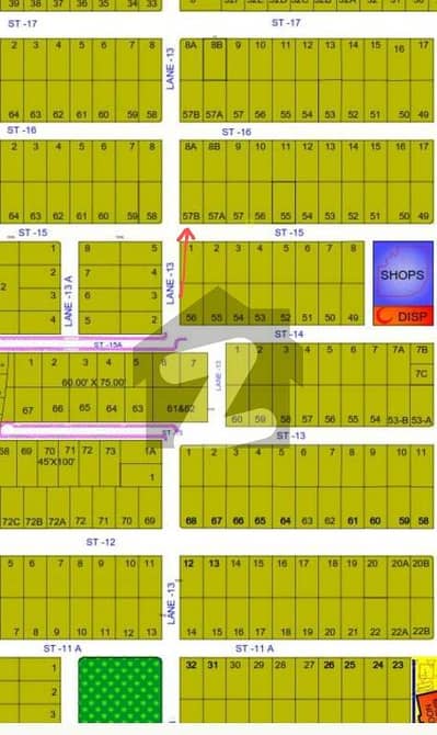DHA2 1 Kanal South-Facing Corner Plot (Plot #59-B, Street 15, Sector G) for Sale in DHA Phase 2 Islamabad Very Reasonable Price 600 Lac DHA2 1 Kanal South-Facing Corner Plot (Plot #59-B, Street 15, Sector G) for Sale in DHA Phase 2 Islamabad Very Reasonable Price 600 Lac