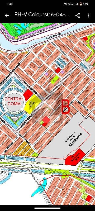 DHA phase 5 ISB SECTOR B Kanal plot available for sale good location ideal location to build house.  height and solid plot.