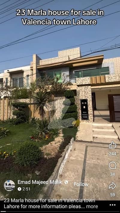 ویلینشیاء ہاؤسنگ سوسائٹی لاہور میں 7 کمروں کا 1 کنال مکان 7.15 کروڑ میں برائے فروخت۔ ویلینشیاء ہاؤسنگ سوسائٹی لاہور میں 7 کمروں کا 1 کنال مکان 7.15 کروڑ میں برائے فروخت۔