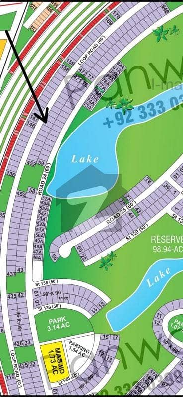 بحریہ گالف سٹی بحریہ ٹاؤن کراچی,کراچی میں 1 کنال رہائشی پلاٹ 58.0 لاکھ میں برائے فروخت۔