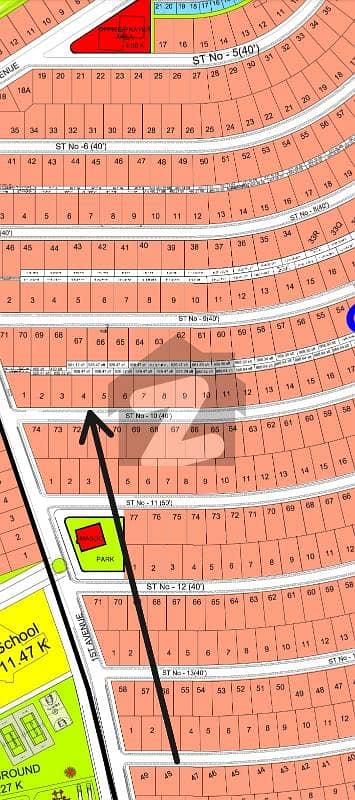 ڈی ایچ اے فیز 4 - سیکٹر سی ڈی ایچ اے ڈیفینس فیز 4,ڈی ایچ اے ڈیفینس,اسلام آباد میں 1 کنال رہائشی پلاٹ 2.8 کروڑ میں برائے فروخت۔