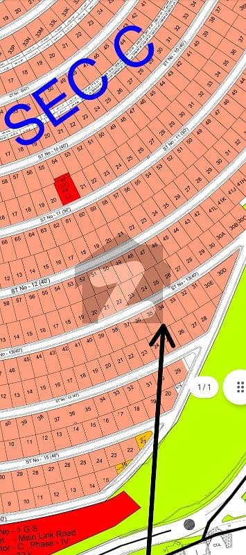 ڈی ایچ اے فیز 4 - سیکٹر سی ڈی ایچ اے ڈیفینس فیز 4,ڈی ایچ اے ڈیفینس,اسلام آباد میں 1 کنال رہائشی پلاٹ 2.8 کروڑ میں برائے فروخت۔