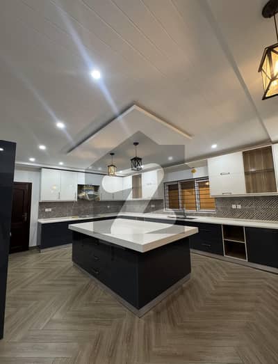 BEAUTIFUL HOUSE TOP LOCATION BEAUTIFUL GREEN LAWN BIG CARS PARKING MODREN FITTING AND FIXTURES FOR RENT