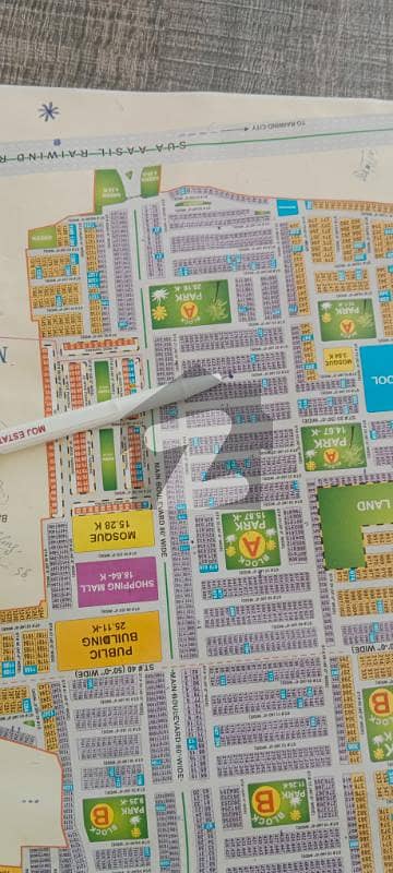 5Marla Plot Block -A available for sale in Bahria EMC Society Lahore