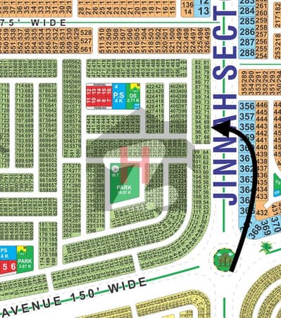 10-Marla Possession Plot at 200 Wide Chenab Rd in H Block LDA City