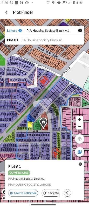 5 Marla Lifetime Commercial Plot Available for Sale in PIA Housing Society, Lahore