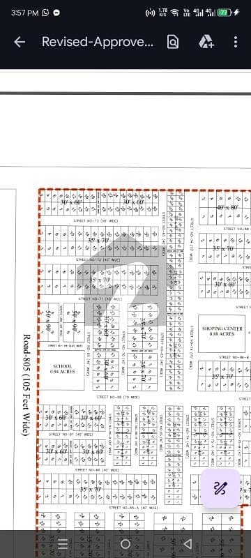 G-14/2 30x60 Proper Corner Street. 73 on 50 Feet Road