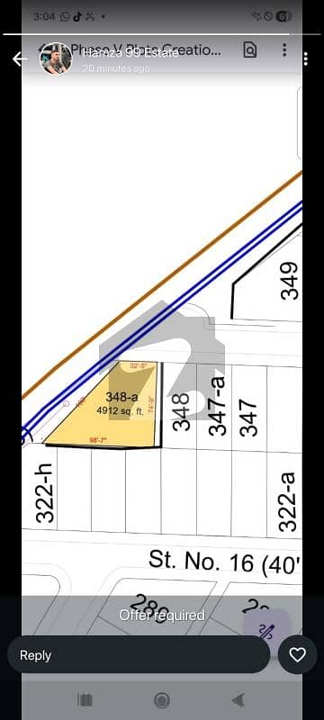 بحریہ ٹاؤن اسلام آباد میں 1 کنال رہائشی پلاٹ 2.5 کروڑ میں برائے فروخت۔