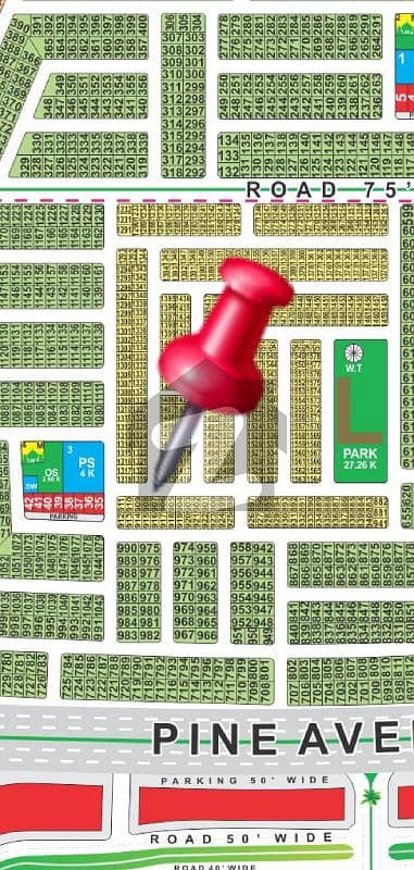 5 Marla Residential Plot for Sale in L Block, Prime Location LDA City Lahore