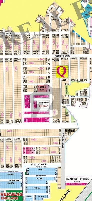 DHA Phase 7, Q-Block | 1 Kanal Pair | Near Masjid & Park | Demand 725 Lac