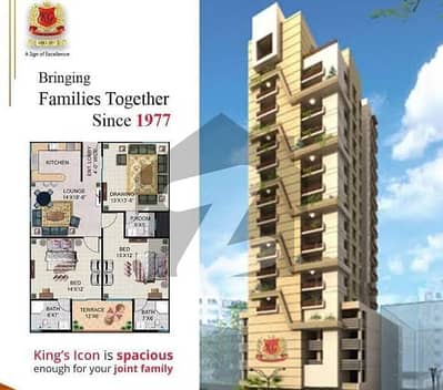 Brand New flat for ret  Khalid bin Waleed road 3 bed launch  highrise project  All facility  Demand 135  with maintance  Constance shiwani Estate  03322188043