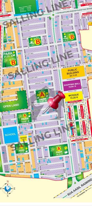 5 Marla Plot Available For Sale In Bahria EMC Society Lahore