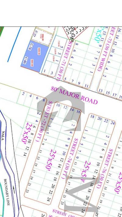 Block M ext first street solid plot sale