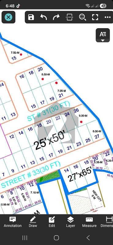 نیو سٹی فیز 2 نیو سٹی,واہ میں 7 مرلہ رہائشی پلاٹ 28.0 لاکھ میں برائے فروخت۔