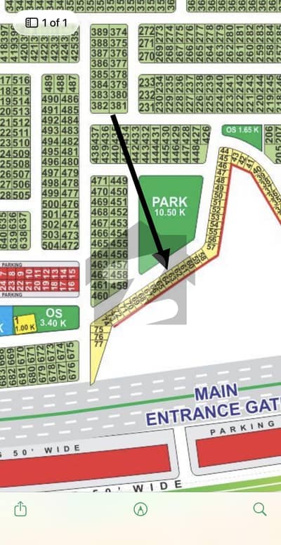 ایل ڈی اے سٹی فیز 1 ۔ بلاک ایل ایل ڈی اے سٹی فیز 1 - جناح سیکٹر,ایل ڈی اے سٹی فیز 1,ایل ڈی اے سٹی,ایل ڈی اے روڈ,لاہور میں 5 مرلہ رہائشی پلاٹ 48.0 لاکھ میں برائے فروخت۔