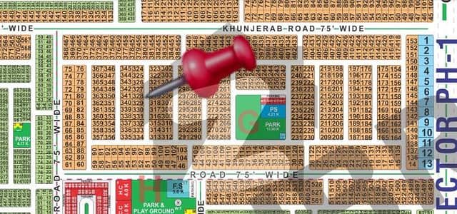 On Ground 1 Kanal Residential Plot Available in Block G, LDA CITY Lahore.