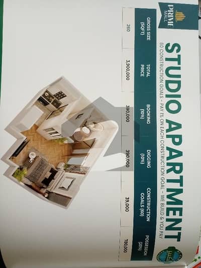 260 Square Feet Flat available for sale in Al-Kabir Town - Downtown, Lahore