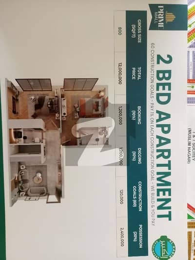 الکبیر ٹاؤن - ڈاؤن ٹاؤن الکبیر ٹاؤن,رائیونڈ روڈ,لاہور میں 2 کمروں کا 4 مرلہ فلیٹ 1.2 کروڑ میں برائے فروخت۔