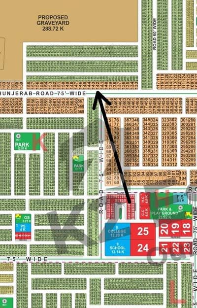 ایل ڈی اے سٹی ایل ڈی اے روڈ,لاہور میں 1 کنال رہائشی پلاٹ 1.25 کروڑ میں برائے فروخت۔