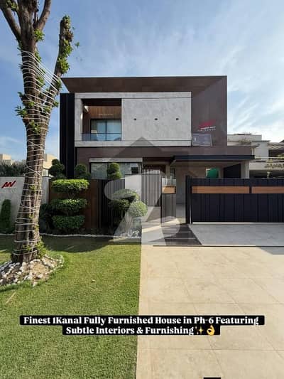 ڈی ایچ اے فیز 6 ڈیفنس (ڈی ایچ اے),لاہور میں 6 کمروں کا 1 کنال مکان 18.0 کروڑ میں برائے فروخت۔