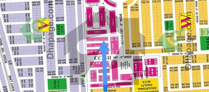 ڈی ایچ اے فیز 8 ۔ سی سی اے 2 ڈی ایچ اے فیز 8,ڈیفنس (ڈی ایچ اے),لاہور میں 4 مرلہ کمرشل پلاٹ 5.8 کروڑ میں برائے فروخت۔