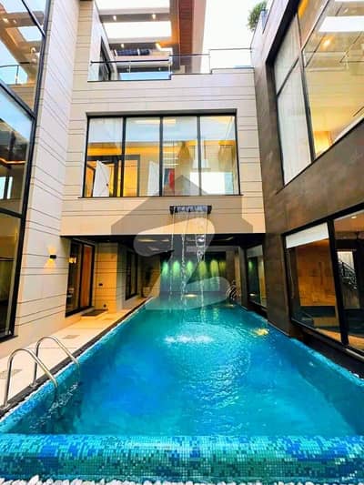 SWIMMING POOL ULTRA-LUXURY MODERN BUNGALOW 1 KANAL BRAND NEW | DHA PHASE 6 25 KW SOLAR 70 FEET ROAD 100% ORIGINAL DEAL SWIMMING POOL ULTRA-LUXURY MODERN BUNGALOW 1 KANAL BRAND NEW | DHA PHASE 6 25 KW SOLAR 70 FEET ROAD 100% ORIGINAL DEAL