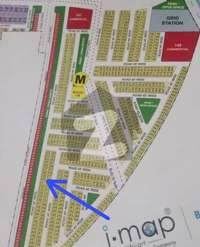 5 Marla plot available for Sale in block M Royal Palm city Gujranwala