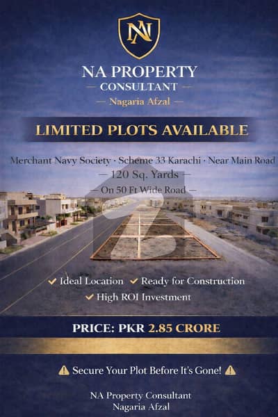 120 Sq Yards Dream Home Plot in Merchant Navy Society, Sector 15-A Ready to Build