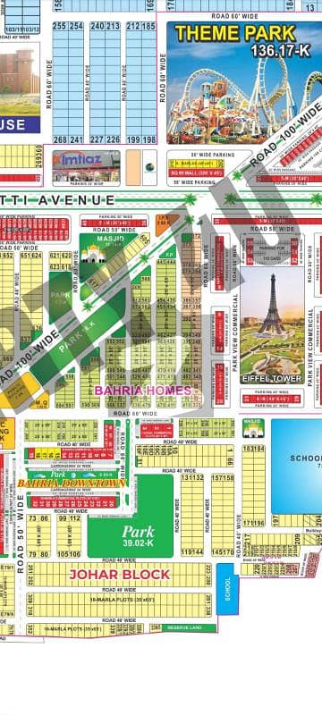 10 Marla On Ground Possession Plot Available For Sale in Johar Block Bahria Town Lahore