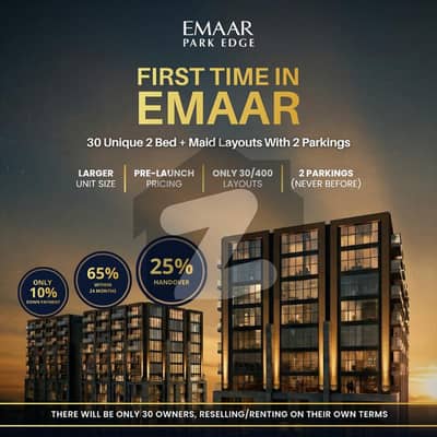 First Time In Emaar 2 Bed + Maid With 2 Parking (Only 30 Units)
