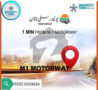 Block C 1 kanal plot for sale in University town Islamabad
