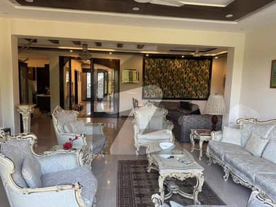 Premium 1 Kanal Golf View Furnished House Available for Rent Defence RAYA