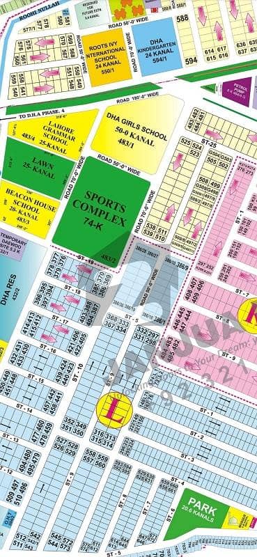 Prime location 1 Kanal plot available in Block L, DHA Phase 5 Lahore.   Direct approach from main road  Ideal location for building your dream home  Peaceful and developed surroundings  Easy access to park, mosque & commercial areas