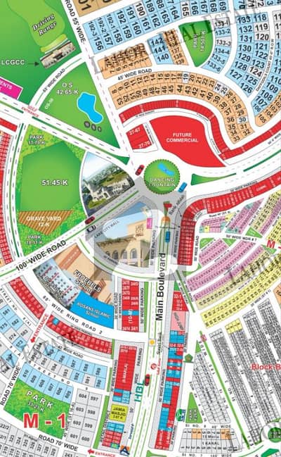 Corner 8 Marla Commercial Plot Is Up For sale in Lake City M1 block