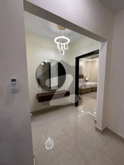 1035 Sq. Yards Beautifully Maintained Two Bedroom (TV-Lounge) Apartment, Available For Rent, In Block-C, TopCity-1, Islamabad.