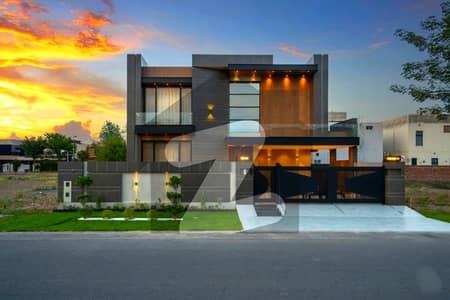 Pool With Home Theater Fully Basement One Kanal Modern House For Sale Very Near To Park And Market