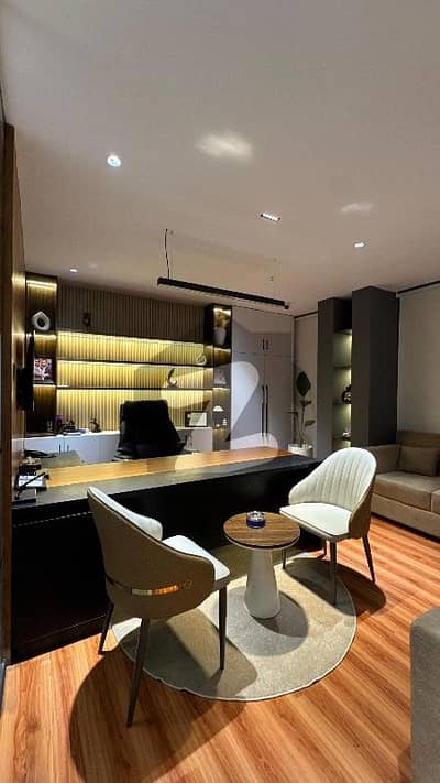 Brand New Corporate Office Space Available on Rent.   Area: 1600 Sqft Floor: 3rd  Category: Corner, Two Side Glass Window, Expressway Facing  Building: Pak-Qatar IT Tower Location: Executive Block, Gulberg Greens.