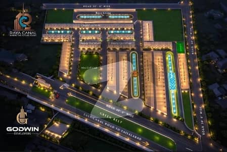 Raya Canal Commercial: Faisalabads Premier Waterfront Business Hub